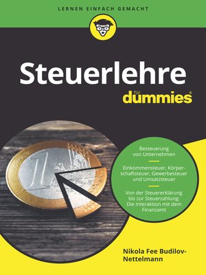 cover image of Steuerlehre f&uuml;r Dummies